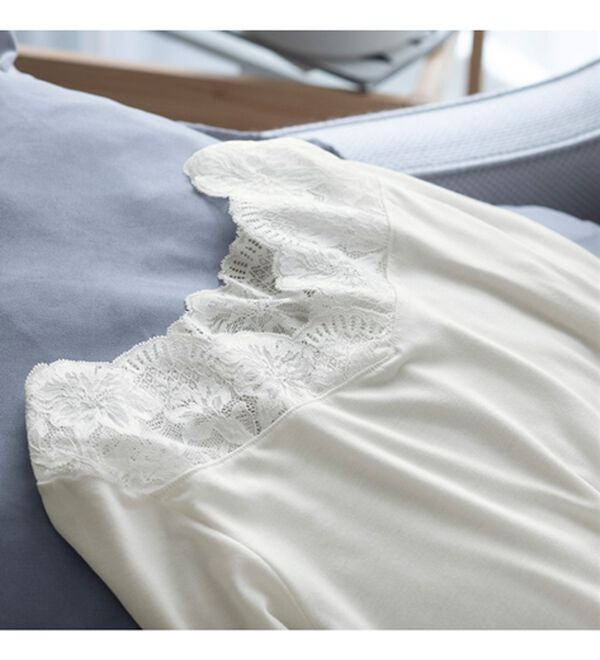 LAVIENNE（ラヴィエンヌ）の「【吸湿発熱】【抗菌防臭】２ＷＡＹレースインナー（肌着・インナーウェア）」｜詳細画像