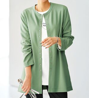 BELLUNA（ベルーナ）の「時短コーデ！ダンボール素材ロングカーデアンサンブル（アンサンブル）」｜詳細画像