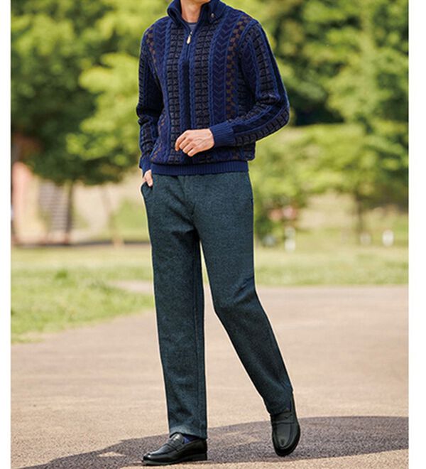 「そのままお出かけジャージパンツ（メンズフルレングスパンツ）」｜詳細画像