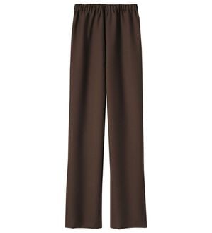 BELLUNA（ベルーナ）の「日本製パチパチしにくい！すっきり見えて楽ちんパンツ（フルレングスパンツ）」｜ブラウン
