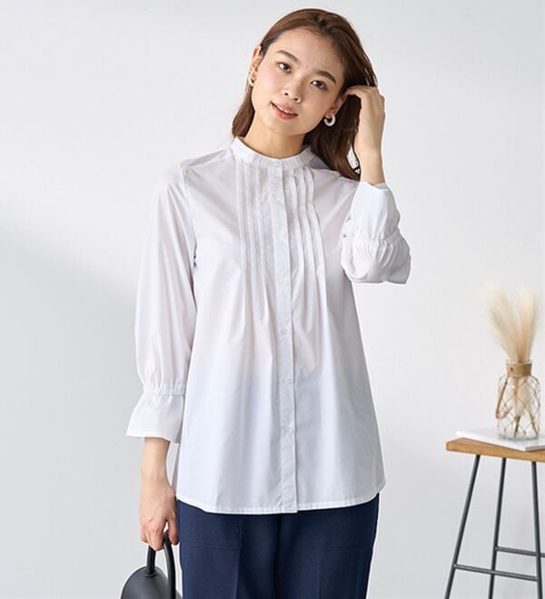 BELLUNA（ベルーナ）の「綿混素材春色ブラウス（ブラウス）」｜詳細画像