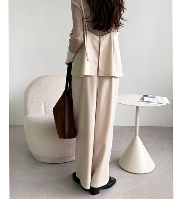 GeeRA（ジーラ）の「セットアップ風キャミソールサロペット（オールインワン）」｜詳細画像