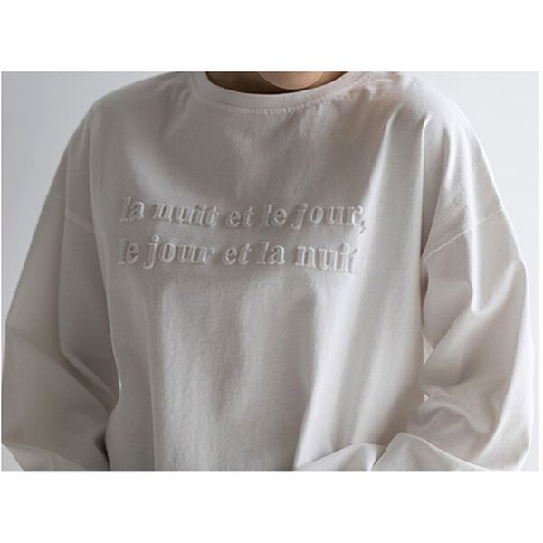 GeeRA（ジーラ）の「エンボス加工Ｔシャツ（カットソー）」｜詳細画像