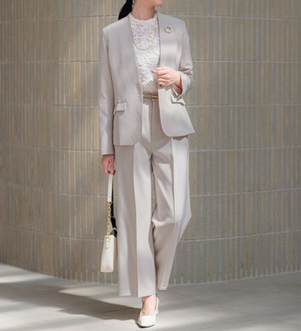 GeeRA（ジーラ）の「洗える！ストレッチカセットスーツ（その他ワンピース）」｜詳細画像