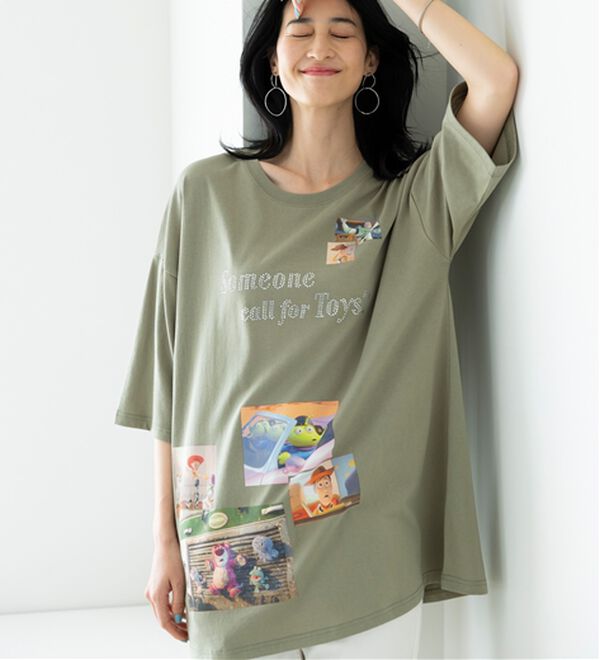 「＜Ｄｉｓｎｅｙ＞ディズニー映画ＰＨＯＴＯ風Ｔシャツ（チュニック）」｜詳細画像