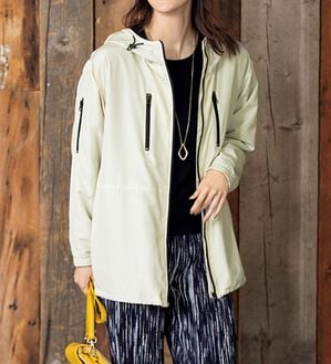 ルフラン（ルフラン）の「今っぽクールなモノトーンブルゾン（ブルゾン）」｜アイボリー