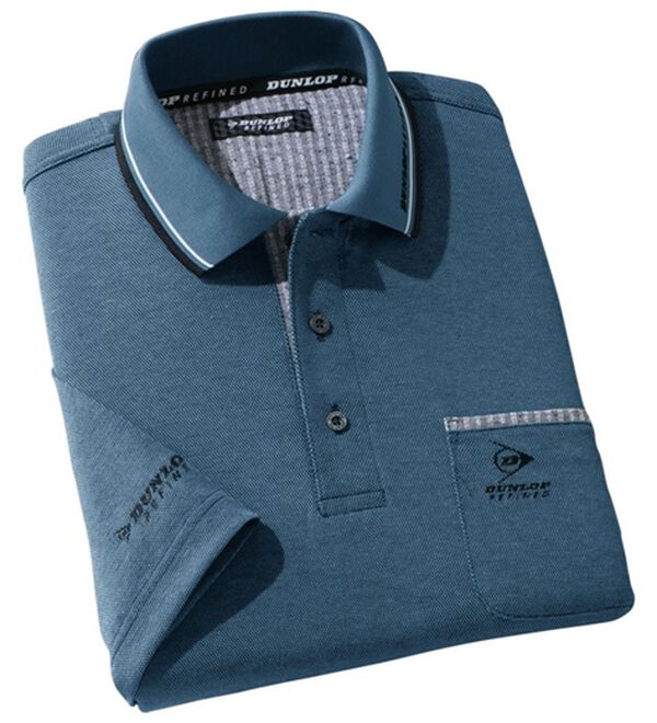 ダンロップ・リファインド＞日本の匠！7分袖ドライポロシャツ
