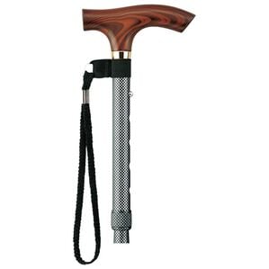 「アルミ製コンパクトステッキ（シニア・生活サポート）」｜チェック柄