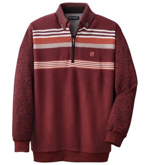 「＜ニコル　モリソン＞ハイブリッド上品トレーナー（メンズトレーナー）」｜ワイン