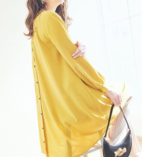 RANAN（ラナン）の「２ＷＡＹボタン使いフレアーブラウス（ブラウス）」｜詳細画像