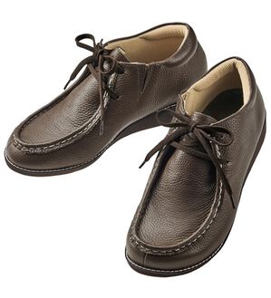 ルフラン（ルフラン）の「外反母趾対応　メディフィット　５Ｅゆったりカジュアルモカシューズ（フラットシューズ）」｜ダークブラウン