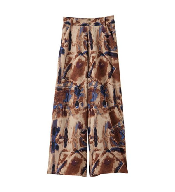 GeeRA（ジーラ）の「プリントリラックスワイドパンツ（フルレングスパンツ）」｜詳細画像