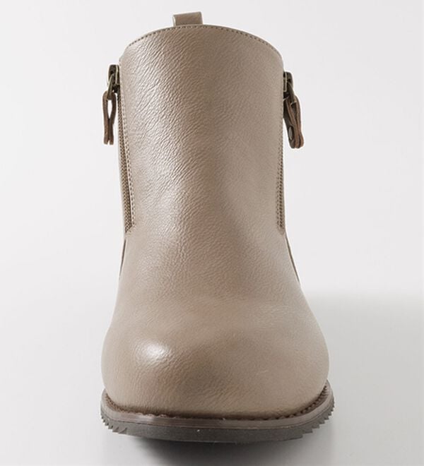 BELLUNA（ベルーナ）の「ゆったり５Ｅダブルファスナーブーツ（ブーツ）」｜詳細画像