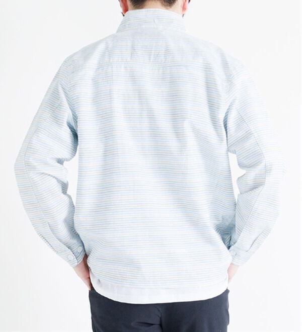 「お洒落なボーダージャケット（メンズジャケット）」｜詳細画像