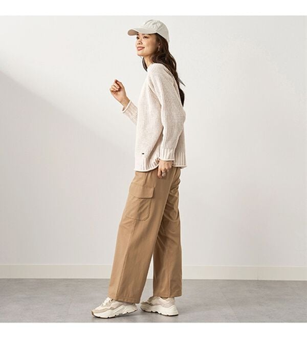 BELLUNA（ベルーナ）の「モール素材チャンキーニットプルオーバー（ニット・セーター）」｜詳細画像