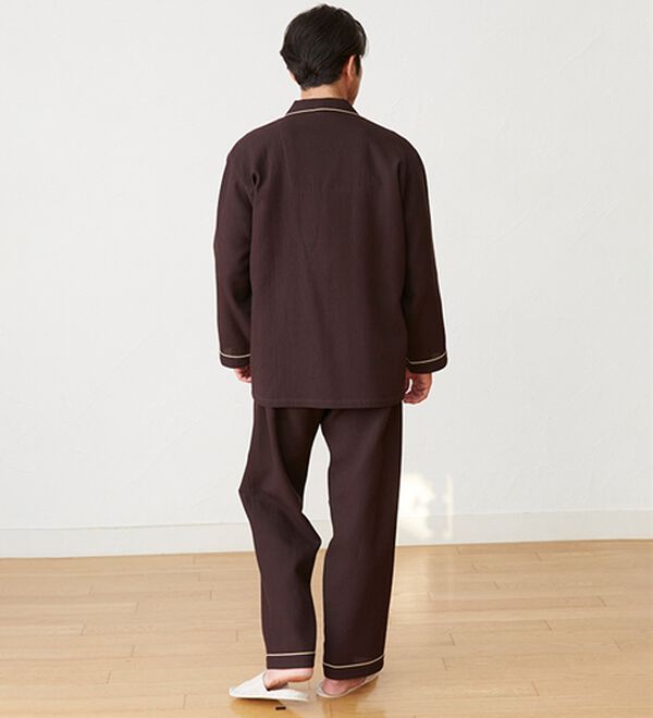 「＜ＧＯＯＤ　ＳＬＥＥＰ（Ｒ）＞綿１００％快眠設計ワッフルパジャマ（メンズルームウェア）」｜詳細画像