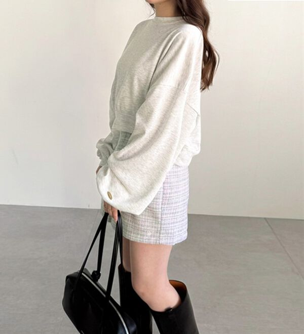 GeeRA（ジーラ）の「サマーツイードショートパンツ（その他パンツ）」｜詳細画像