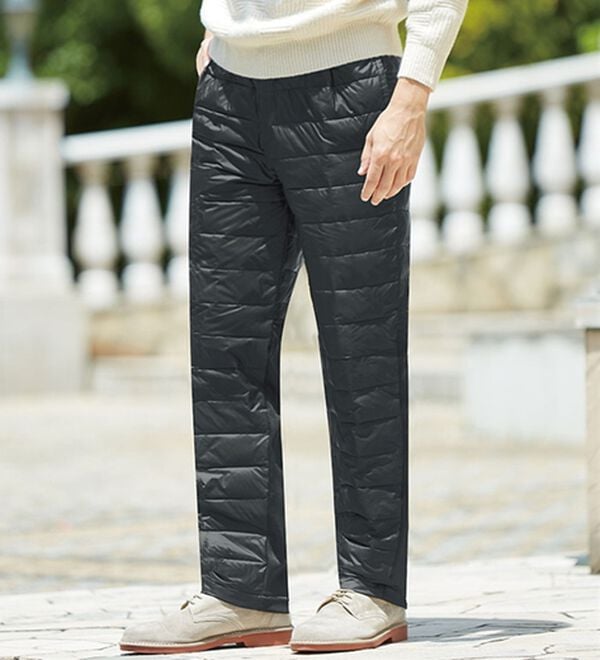 「【２本組】洗えて暖か快適カスタムパンツ（メンズフルレングスパンツ）」｜2本組