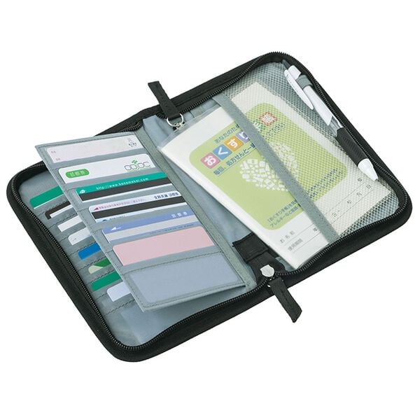 「花柄のお薬手帳ケース（財布・パスケース）」｜詳細画像