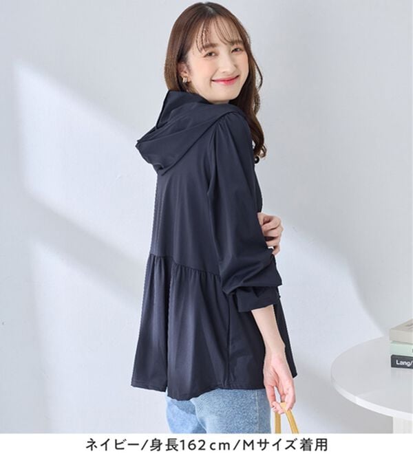 alotta（アロッタ）の「＜水陸両用＞紫外線カット！爽快ジップパーカー（パーカー）」｜詳細画像