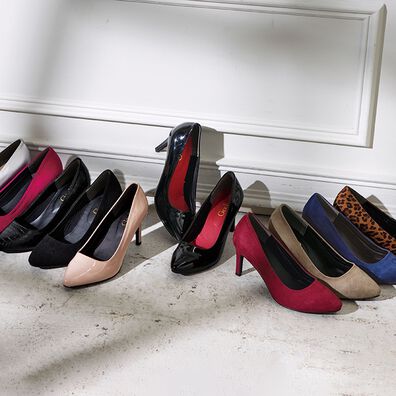 GeeRA（ジーラ）の「【美ラク】走れる美脚ヒールパンプス（パンプス）」