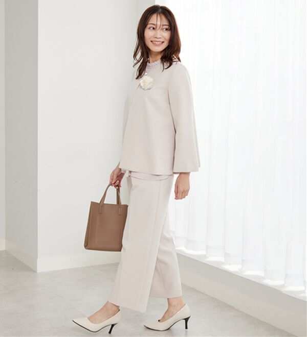 BELLUNA（ベルーナ）の「＜セレモニースタイル＞パール付袖フレアージャケット（その他ジャケット）」｜詳細画像