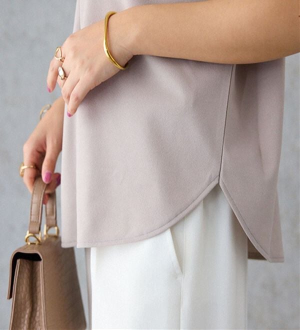 alotta（アロッタ）の「ジップ使いドルマンブラウス（ブラウス）」｜詳細画像