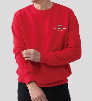 「＜ＨＯＮＤＡ＞さがら刺しゅうトレーナー（メンズトレーナー）」｜詳細画像