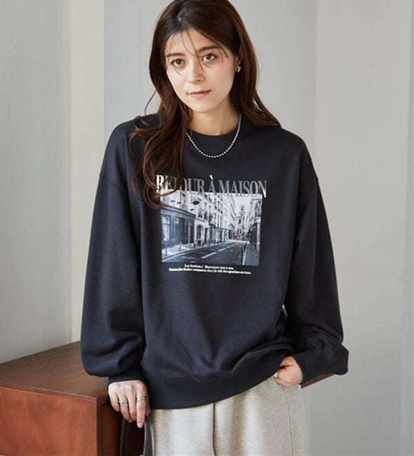 RANAN（ラナン）の「フォトプリントスウェット（トレーナー・スウェット）」｜詳細画像
