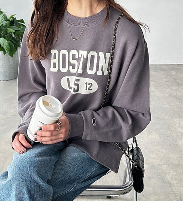 GeeRA（ジーラ）の「【ｃｈａｍｐｉｏｎ】ロゴトレーナー（トレーナー・スウェット）」｜詳細画像