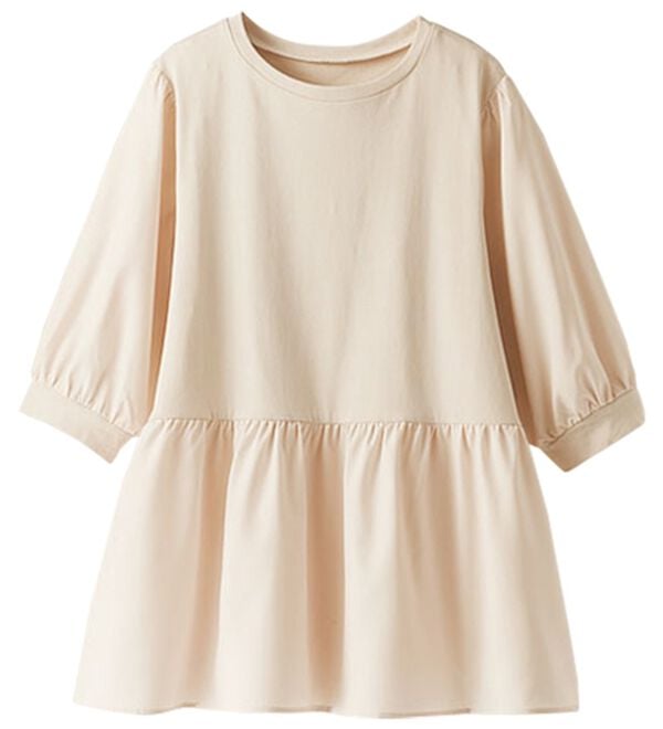 BELLUNA（ベルーナ）の「異素材切替ペプラムチュニック（チュニック）」｜詳細画像