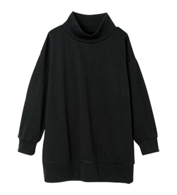 RANAN（ラナン）の「【アンチピリング】裏起毛ハイネックプルオーバー（カットソー）」｜詳細画像