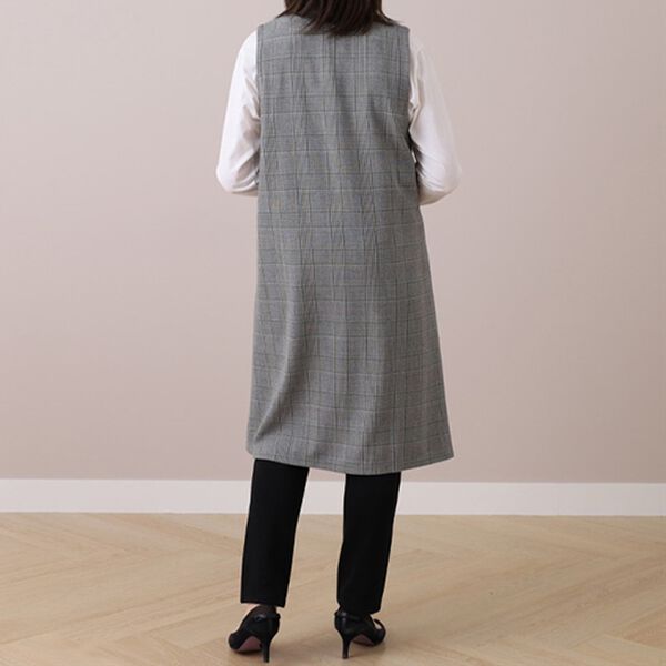 BELLUNA（ベルーナ）の「ボタン使いジャンパードレス（ジャンパースカート）」｜詳細画像