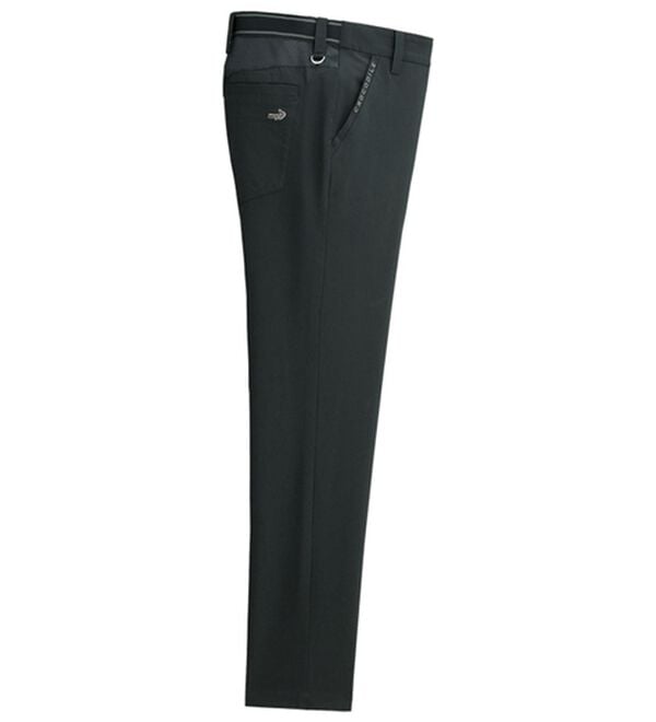 「＜クロコダイル＞ダブルエアーアクティブパンツ（メンズフルレングスパンツ）」｜ブラック