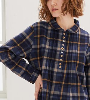 BELLUNA（ベルーナ）の「【ふわふわ裏ファー】パチパチしにくい裏ファーオーバーブラウス（ブラウス）」｜詳細画像