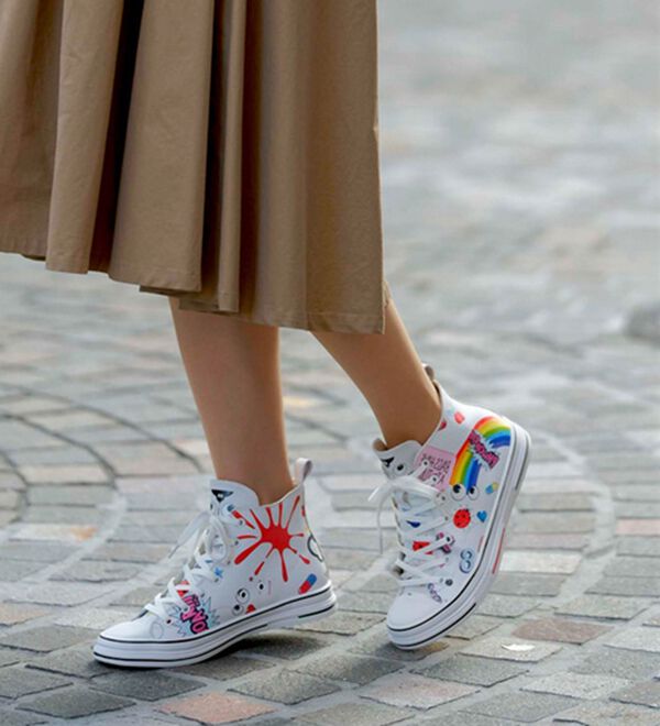 BELLUNA（ベルーナ）の「＜ＥＹＥ　ＴＨＥＭＥ（アイ　テーマ）＞牛革スニーカー（スニーカー）」｜詳細画像