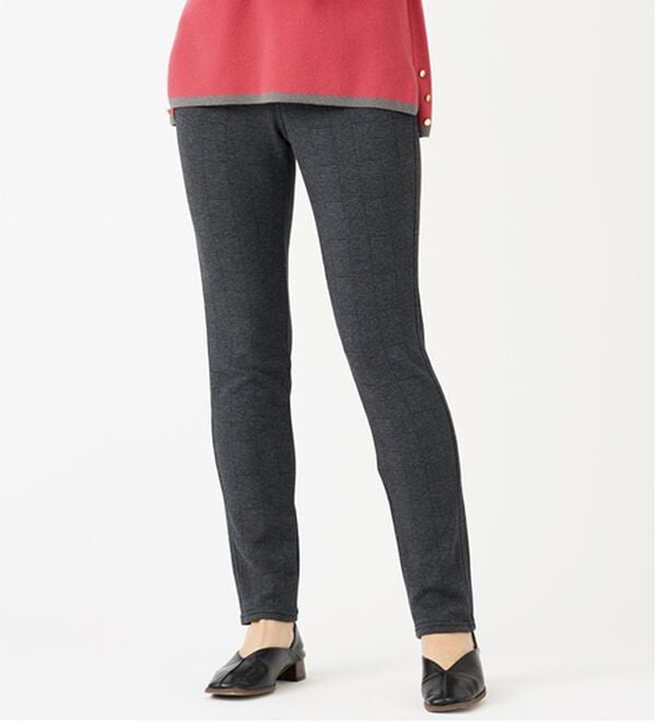 BELLUNA（ベルーナ）の「【あったか仕様♪】すっきり見え！裏ファーパンツ（フルレングスパンツ）」｜詳細画像