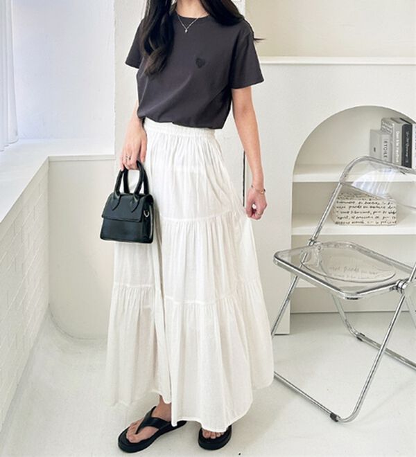 GeeRA（ジーラ）の「綿１００％アソート１ポイント刺しゅうＴシャツ（カットソー）」｜詳細画像