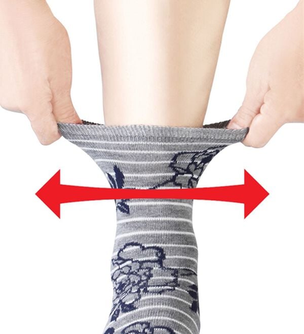 「足口ゆったり足袋ソックス７＋２足（靴下・ストッキング）」｜詳細画像