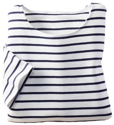 BELLUNA（ベルーナ）の「＜＆ｃｏｃｏｃｈｉ＞ハピネスコットン１００％なめらかボーダープルオーバー（カットソー）」