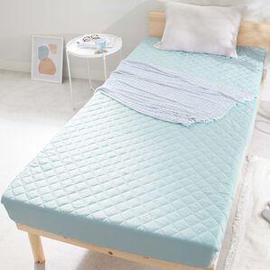 iellio（イエリオ）の「ひんやりッチ敷パッド一体型ＢＯＸシーツ＜接触冷感・抗菌防臭・時短・家事楽・ボックスシーツ・寝苦しさ対策＞（ボックスシーツ・ベッドシーツ）」｜詳細画像