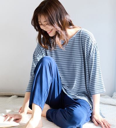 「【２着組】１日中着ていたくなるひんやりパジャマ（パジャマ・ルームウェア）」