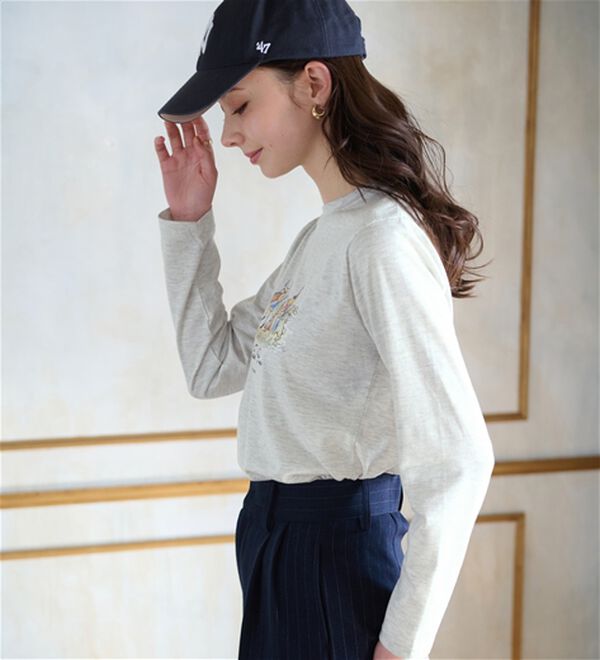 BELLUNA（ベルーナ）の「＜Ｄｉｓｎｅｙ＞【プー】プリント長袖Tシャツ（カットソー）」｜詳細画像