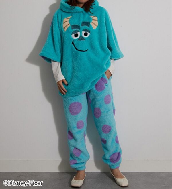 BELLUNA（ベルーナ）の「＜Ｄｉｓｎｅｙ＞【モンスターズ・インク（サリー）】両面ボアパンツ（※ポンチョ別売り）（その他パンツ）」｜詳細画像