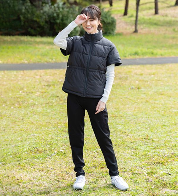 BELLUNA（ベルーナ）の「【三枝こころコラボ】裏起毛パンツ（フルレングスパンツ）」｜詳細画像