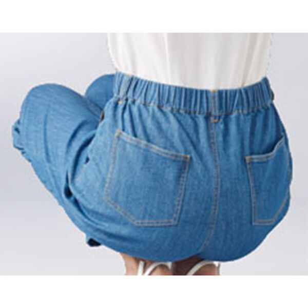 BELLUNA（ベルーナ）の「さらさら翡翠デニムパンツ（フルレングスパンツ）」｜詳細画像