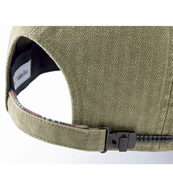 「＜ゴールデンベア＞上質素材のヘリンボーンキャップ（メンズ帽子）」｜詳細画像