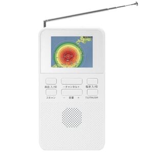 「乾電池式　ポケットＴＶラジオ（テレビ・オーディオ・カメラ機器）」｜詳細画像