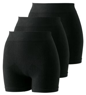 LAVIENNE（ラヴィエンヌ）の「【３枚組】整体師監修骨盤ガードル同色３枚組（１分丈）（ショーツ）」｜ブラック