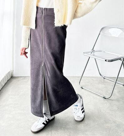 GeeRA（ジーラ）の「オープンファスナーストレートスカート（ロングスカート）」
